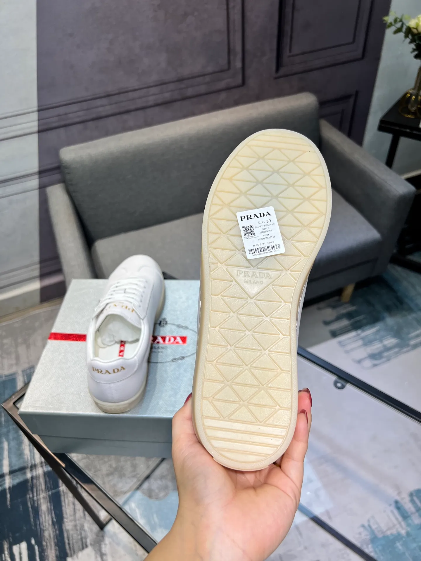 Men's shoes 💰540 [PRADA] Men's shoes are popular in the counter, official website synchronization, 1 high-quality shipment ✔️ Original frosted cowhide + cowhide lining, 1🆚1 replica, original sole, 38-45 (45 customized, non-refundable)